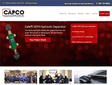 Tablet Screenshot of capcosupply.com